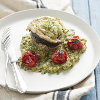 TURBANTINI DI BRANZINO CON ZUCCHINE