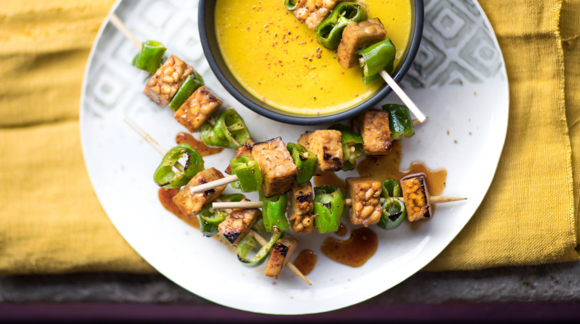 spiedini di tempeh