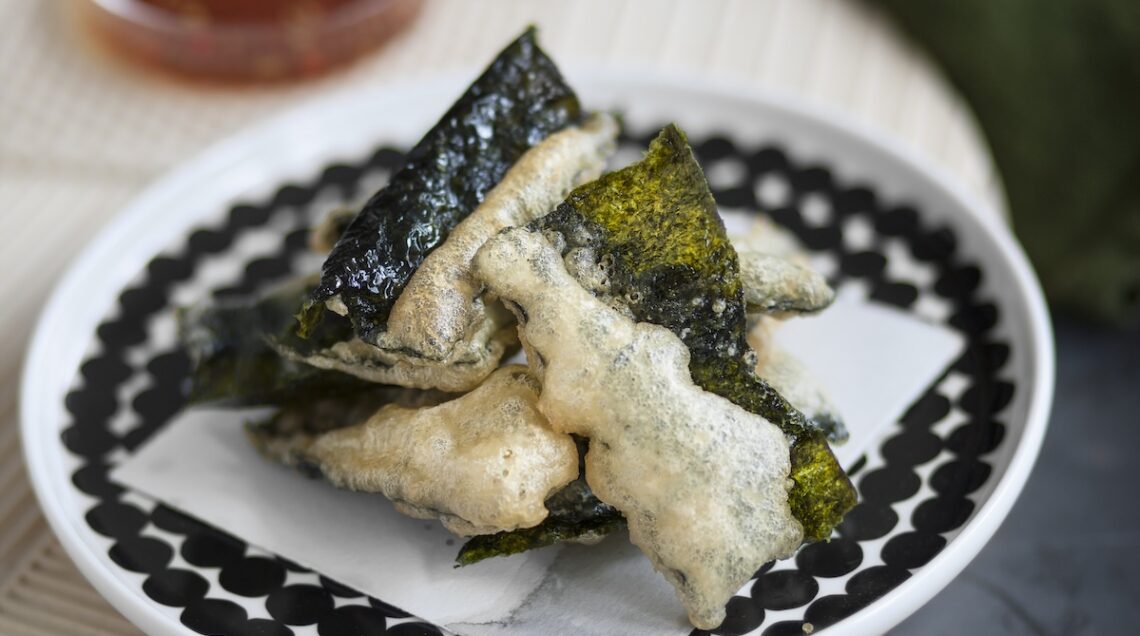 tempura di alghe nori