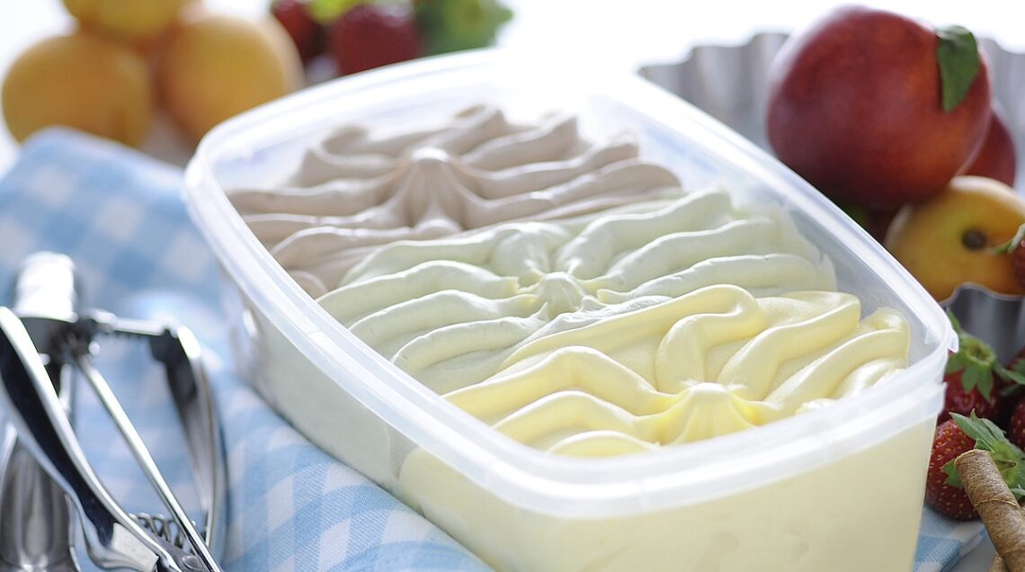 vaschetta di gelato