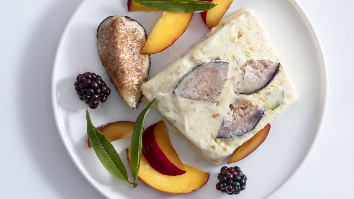 Parfait di mandorle e fichi al Marsala