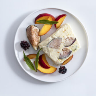 Parfait di mandorle e fichi