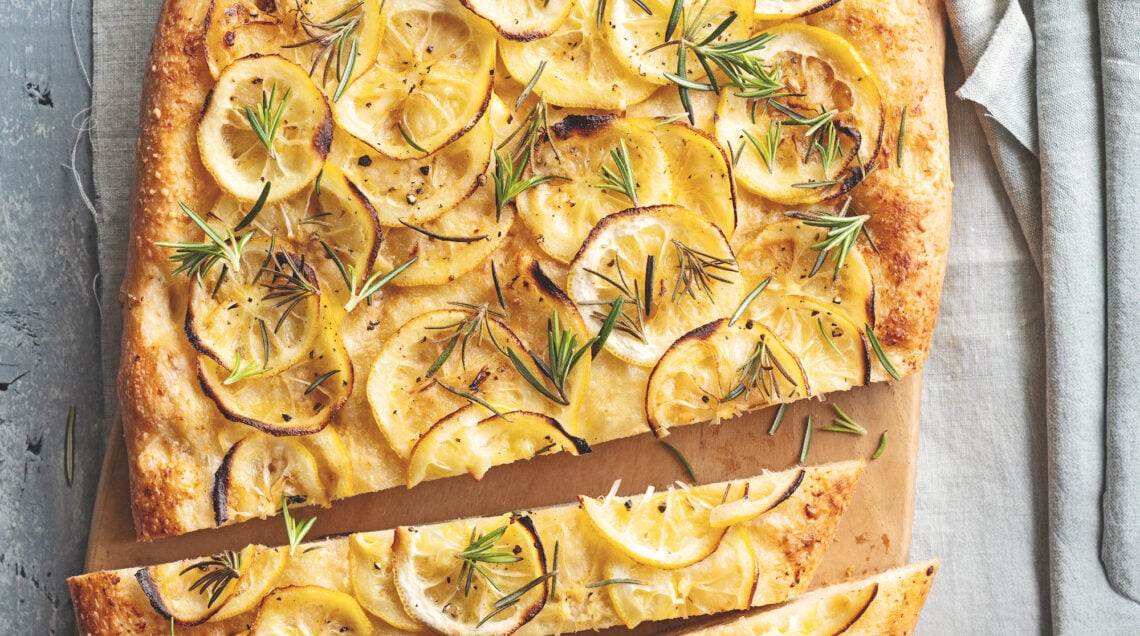 Focaccia al limone