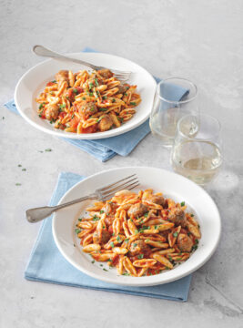 Capunti con polpette di cavallo