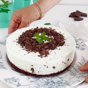Cheesecake menta e cioccolato