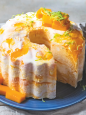Semifreddo variegato al mango
