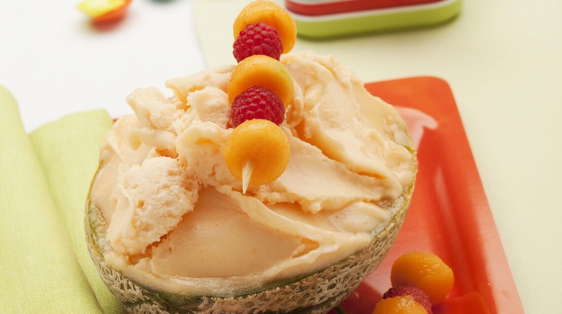 Sorbetto di melone allo zenzero