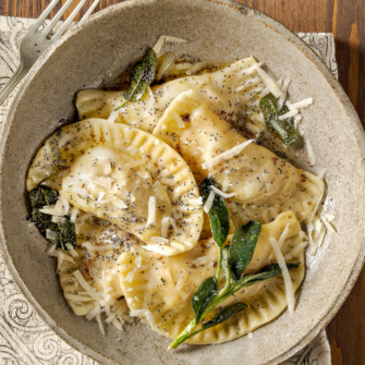 ravioli ladini, cajoncìe da fighes