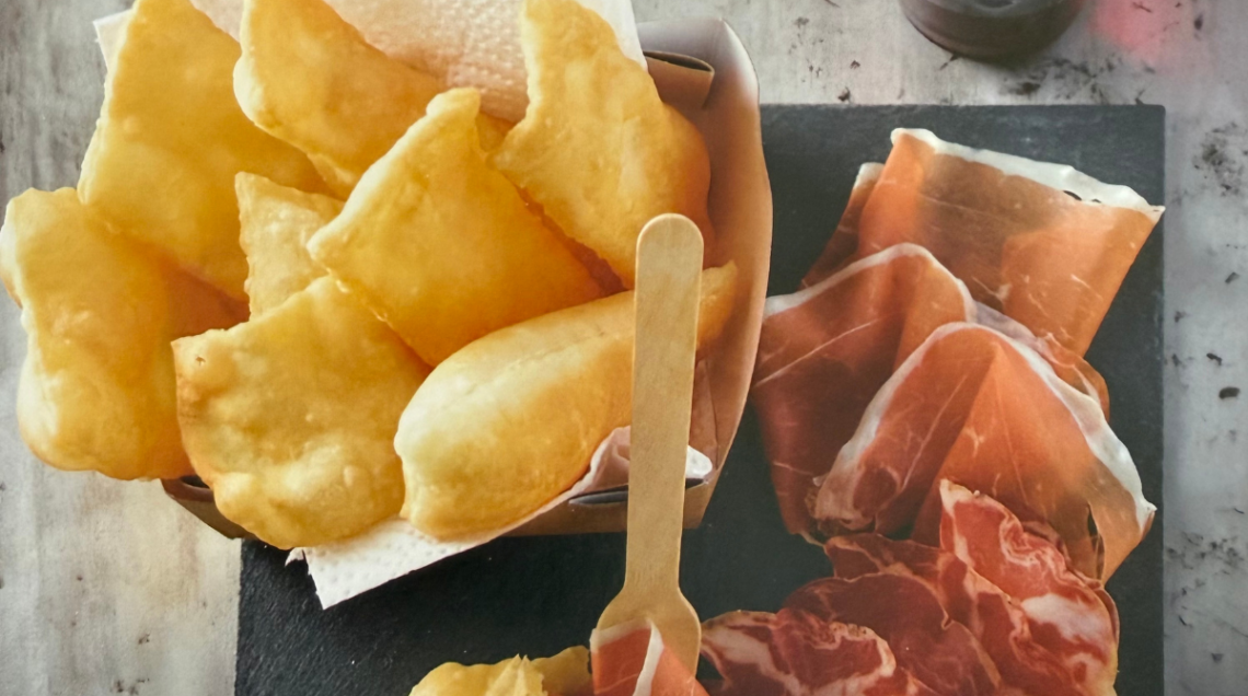 gnocco fritto con salumi