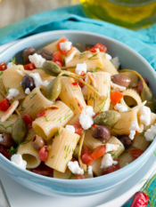 mezze maniche ai sapori eoliani