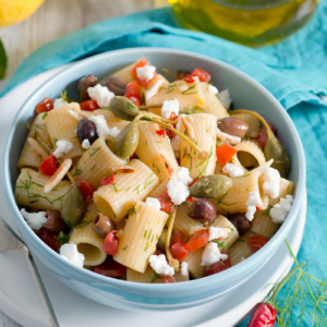 mezze maniche ai sapori eoliani
