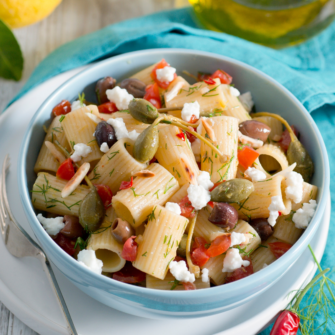mezze maniche ai sapori eoliani