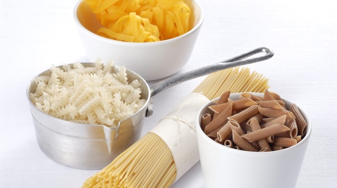 pasta di grano, di riso, di legumi e di mais