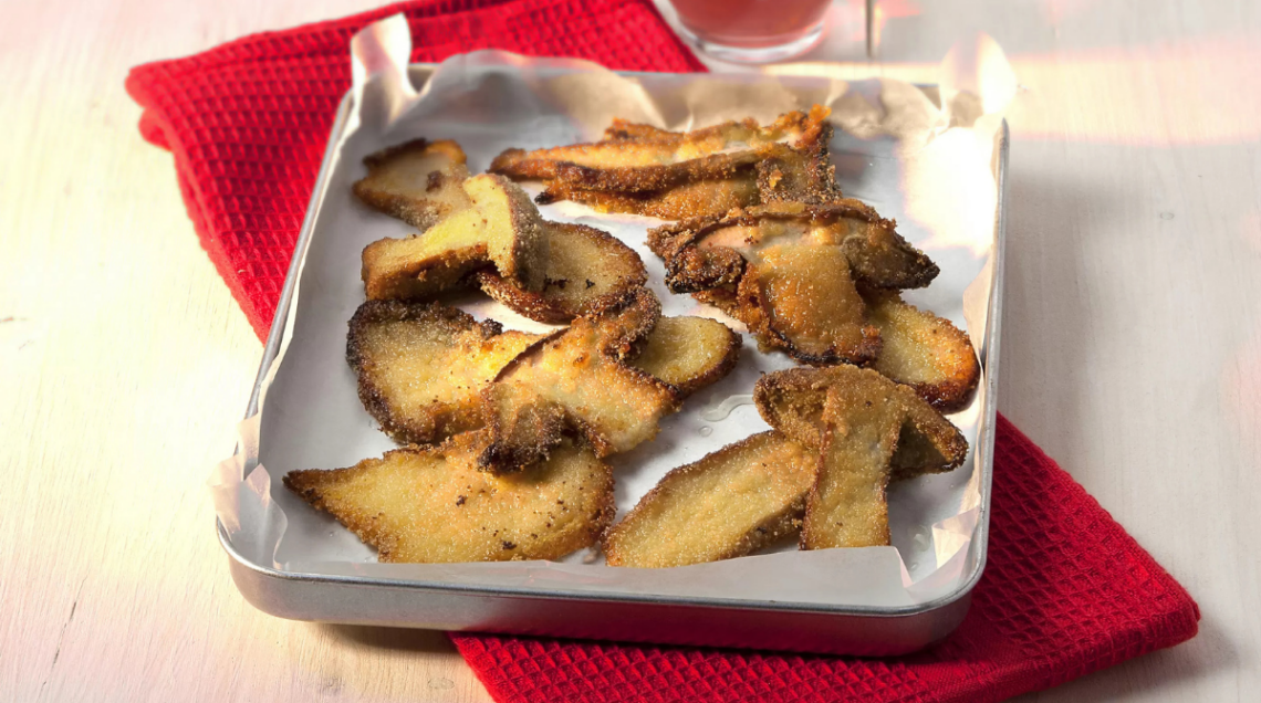 funghi porcini impanati al mais