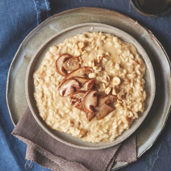 Risotto mantecato alle nocciole
