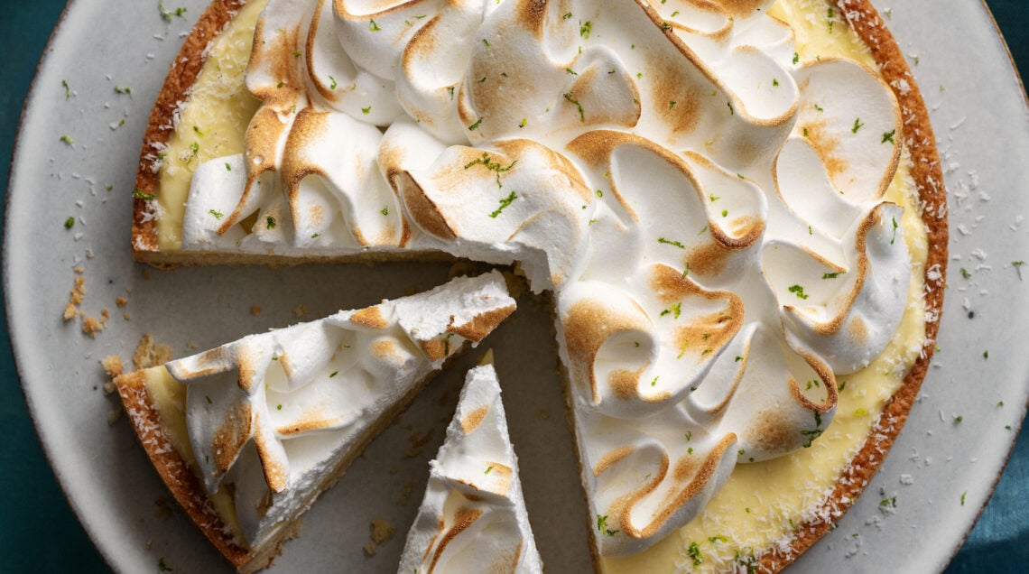Tarte con crema al limone, cocco e meringa - NP