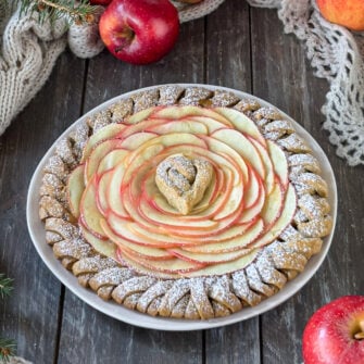 CROSTATA VEG ALLE MELE SENZA STAMPO