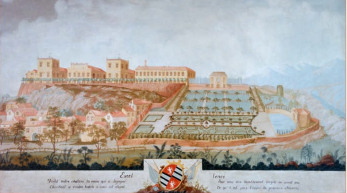 Dipinto del Castello di Biandrate di Brambilla