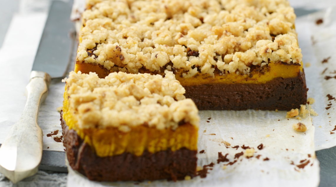 Brownies alla zucca e cacao