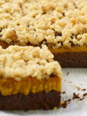 Brownies alla zucca e cacao
