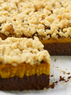 Brownies alla zucca e cacao