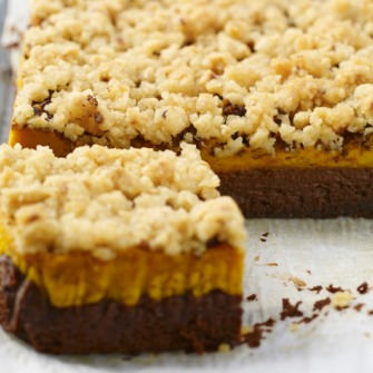 Brownies alla zucca e cacao