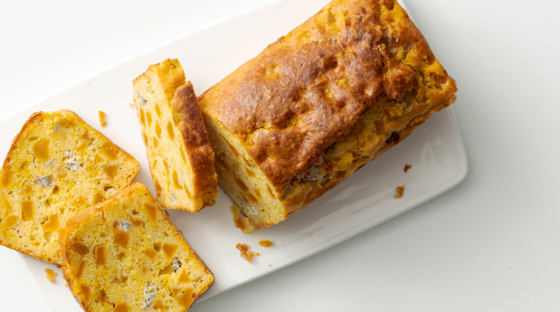 Plumcake soffice alla zucca e gorgonzola