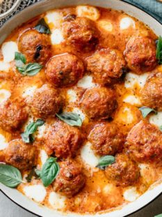 Polpette al sugo infornate