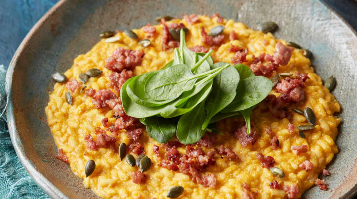 piatto gourmand per l'autunno profumato con noce moscata. Ideale anche in caso di ospiti