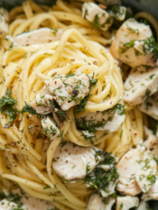 Tagliolini con ricciola al finocchietto