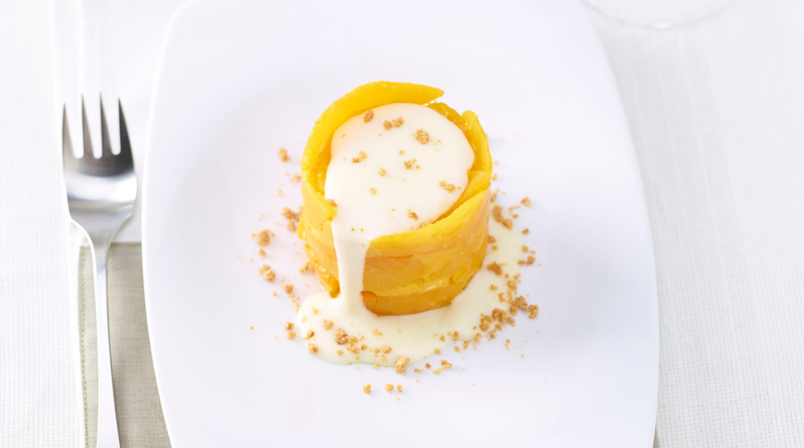 Tortino di zucca, amaretti e taleggio