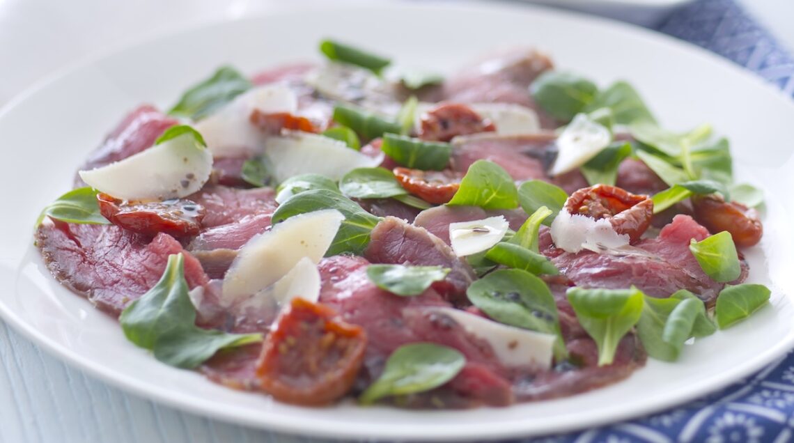 carpaccio di filetto marinato al sale