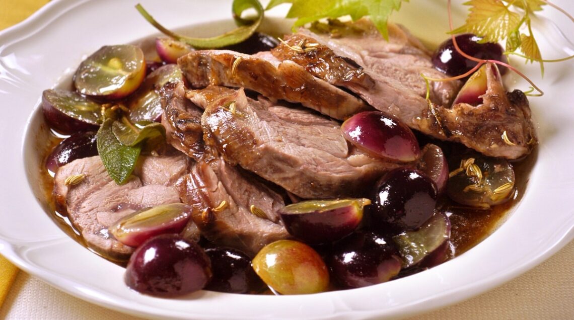 cosciotto d'agnello marinato