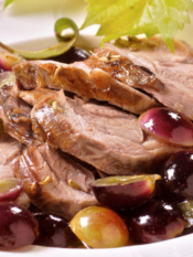 Cosciotto d'agnello marinato