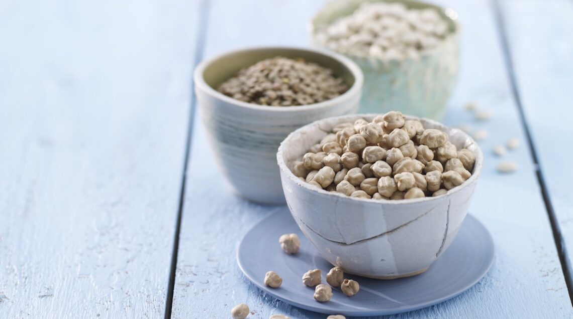 ceci, lenticchie e fagioli secchi