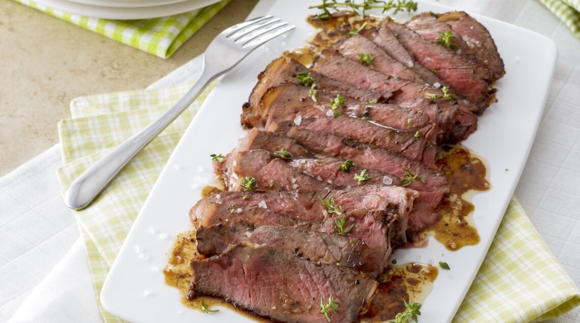 tagliata di roast beef marinato