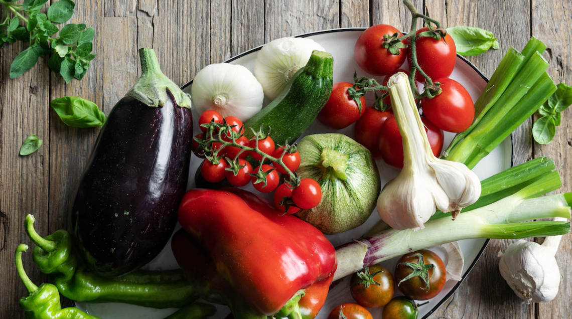 tante verdure diverse