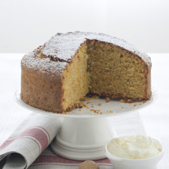 Torta di zucca con mandorle e amaretti