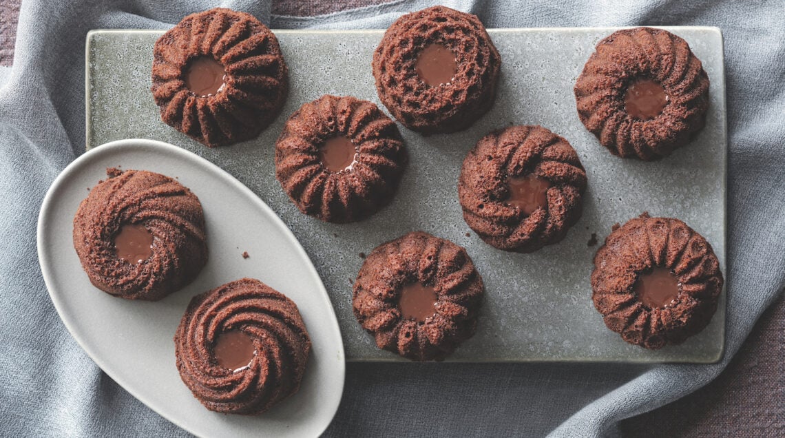 Ciambelline con cioccolato e caffè