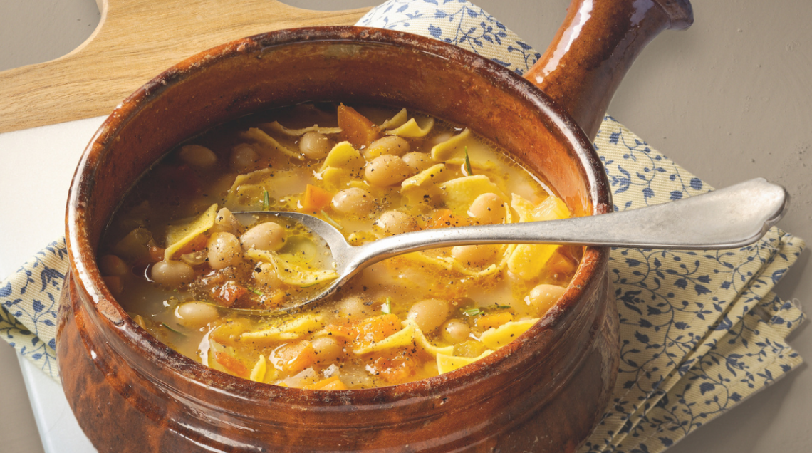 Maltagliati con fagiolo Tondino: la pasta e fagioli chic
