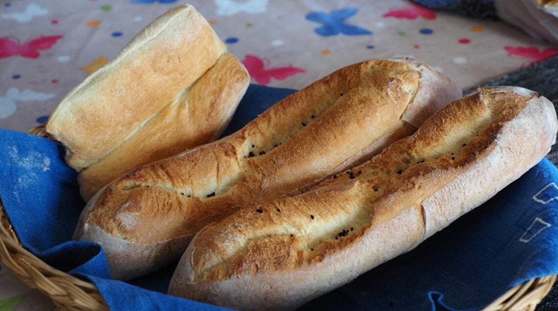Pagnotte fatte in casa di pane di Niella