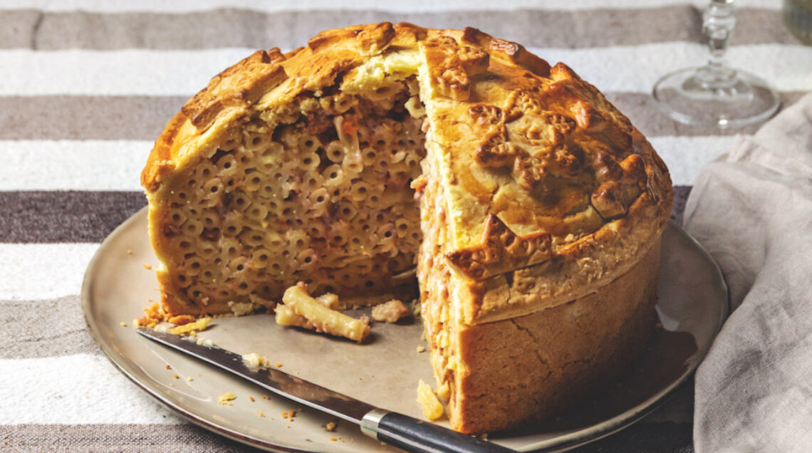 Pasticcio ferrarese in crosta di frolla dolce con tartufo