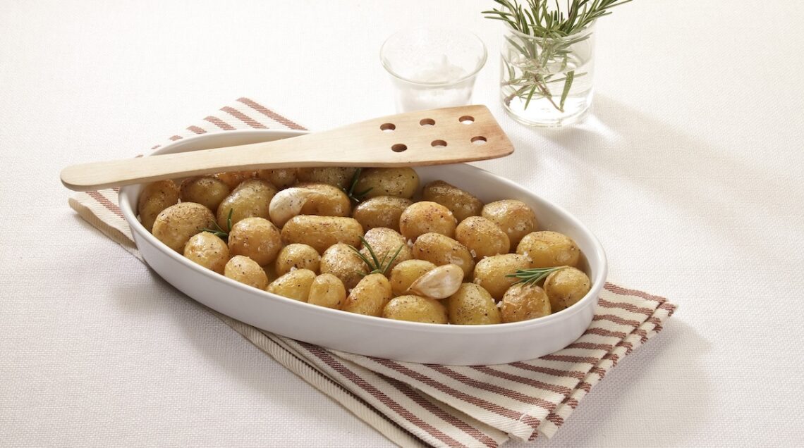 Patate al forno con la buccia