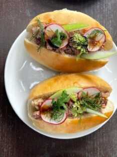 Sandwich di Salamini Italiani alla cacciatora Dop e fois gras