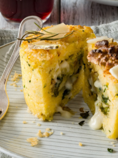 Sformatini di polenta al Salva Cremasco