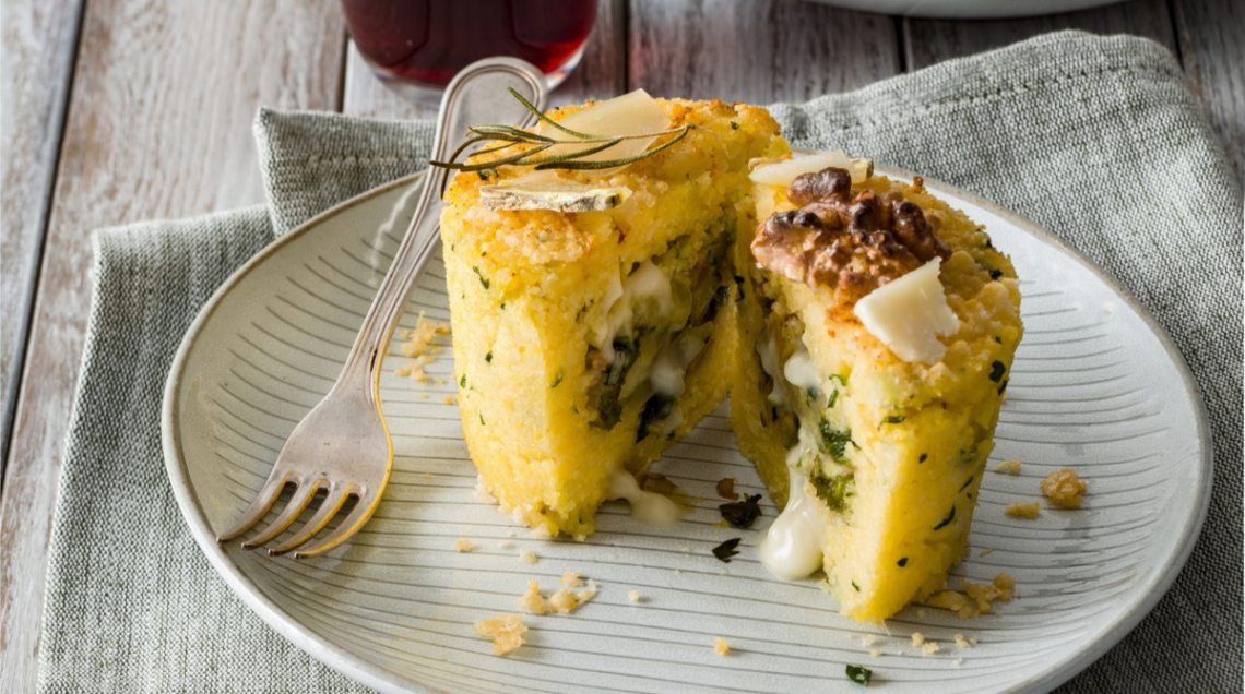 Sformatini di polenta al Salva Cremasco