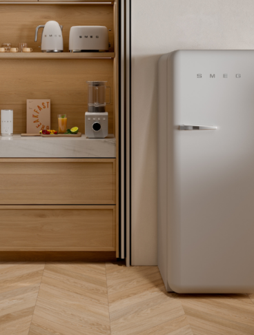 frigorifero in stile vintage retro dello Smeg in cucina