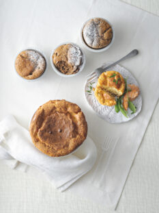 Soufflé di zucca e parmigiano al profumo di salvia