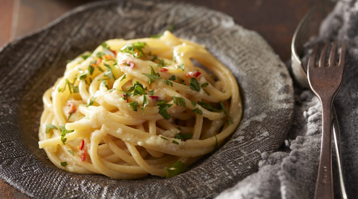 Spaghetti alla carrettiera con pecorino