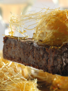 Torta di cioccolato alle clementine